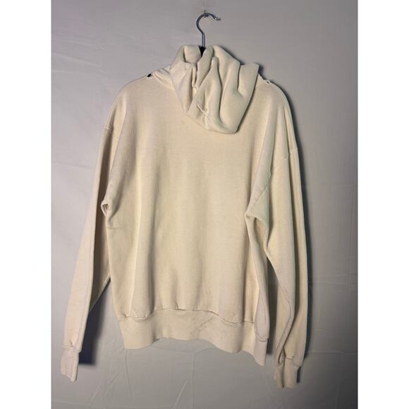 Vintage IU INDIANA Graphic Print White Pullover Hoodie Women's Size Large - Picture 2 of 5